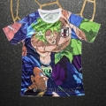 Tailandia Camiseta Japon Anime ONE PIECE 25-26 Verde