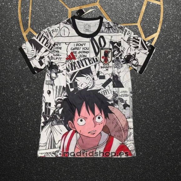 Tailandia Camiseta Japon Cartoon 25-26 Blanco