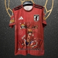 Tailandia Camiseta Japon ONE PIECE 25-26 Rojo