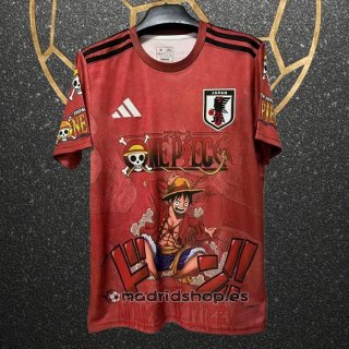 Tailandia Camiseta Japon ONE PIECE 25-26 Rojo