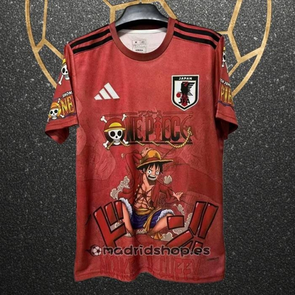 Tailandia Camiseta Japon ONE PIECE 25-26 Rojo