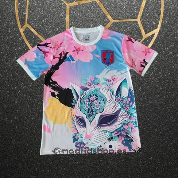 Tailandia Camiseta Japon Special 25-26 Azul Rosa
