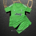 Camiseta Juventus Portero Nino 23-24 Verde