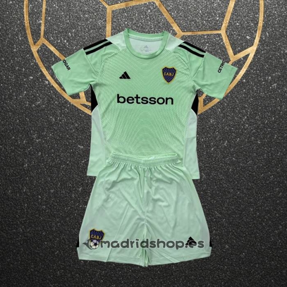 Camiseta Boca Juniors Portero Nino 2025 Verde