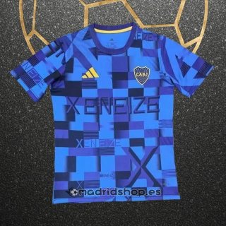 Camiseta Pre Partido del Boca Juniors 2025 Azul