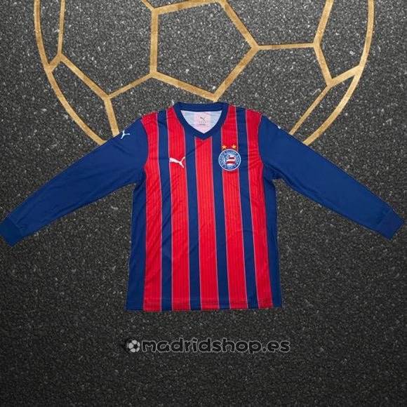 Camiseta Bahia Segunda Manga Larga 2025