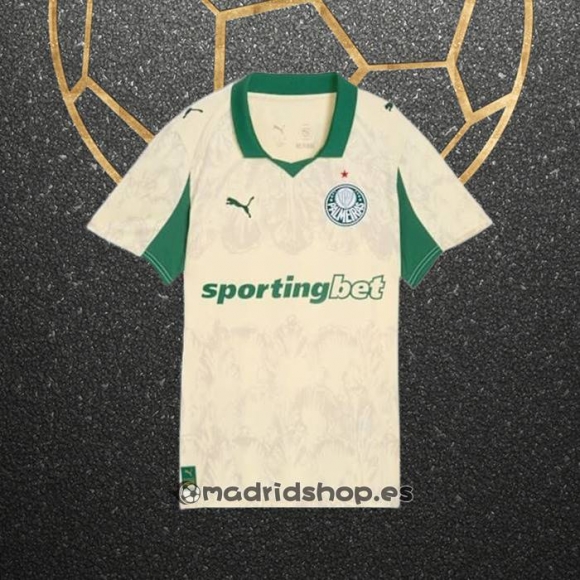 Camiseta Palmeiras Segunda Mujer 2025 Amarillo