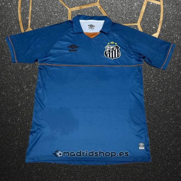 Tailandia Camiseta Santos Portero 2023 Azul