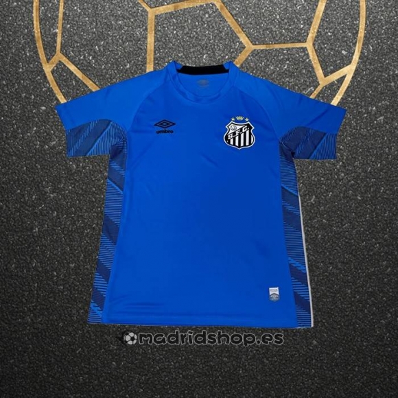 Tailandia Camiseta Santos Portero 2025 Azul