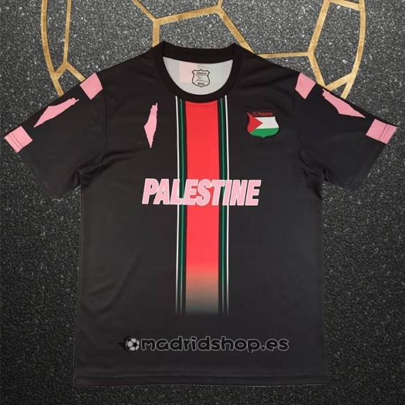 Tailandia Camiseta Palestino Deportivo Special 2025 Negro