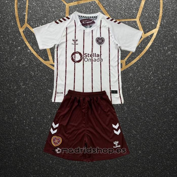 Camiseta Hearts Segunda Nino 25-26