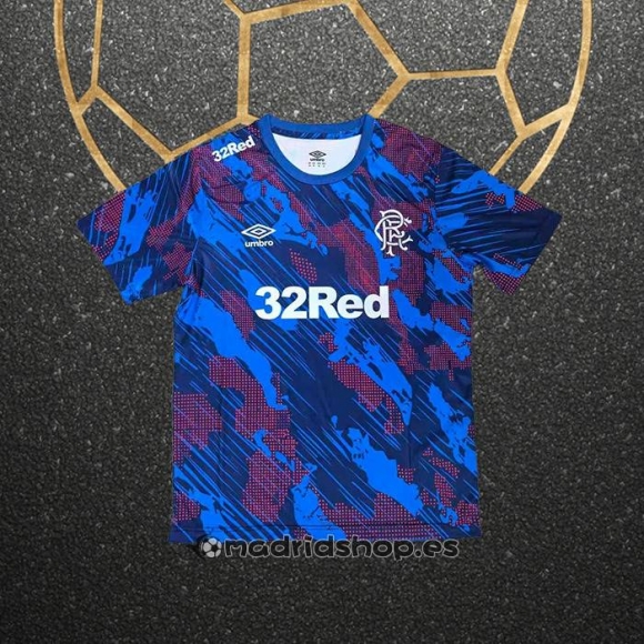 Camiseta Pre Partido del Rangers 25-26 Azul