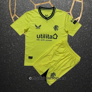 Camiseta Rangers Portero Nino 23-24 Amarillo