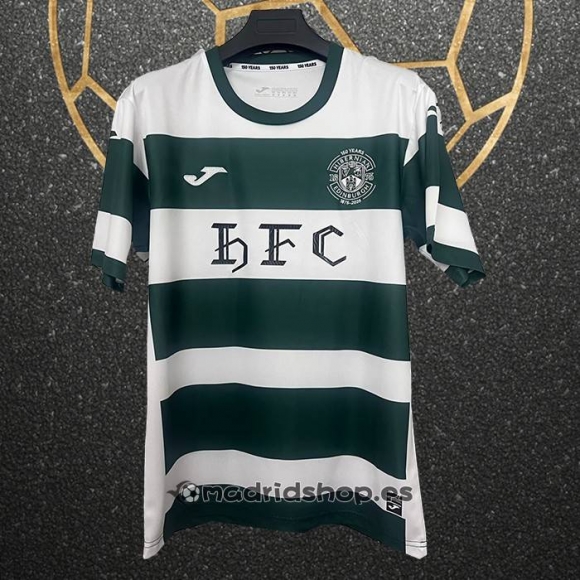 Tailandia Camiseta Hibernian Aniversario 25-26 Verde