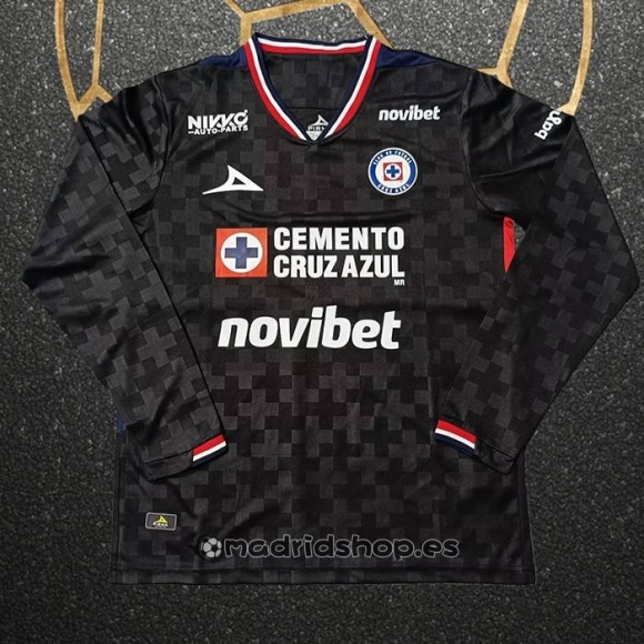 Camiseta Cruz Azul Tercera Manga Larga 25-26