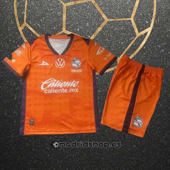 Camiseta Puebla Portero Nino 25-26 Naranja