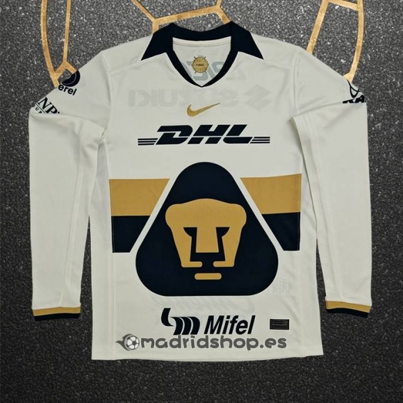 Camiseta Pumas UNAM Primera Manga Larga 25-26