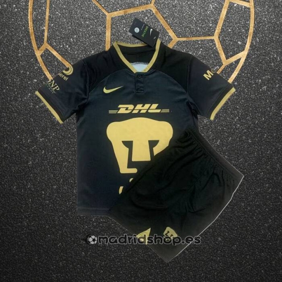 Camiseta Pumas UNAM Tercera Nino 2023