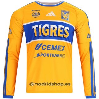 Camiseta Tigres UANL Primera Manga Larga 26-27
