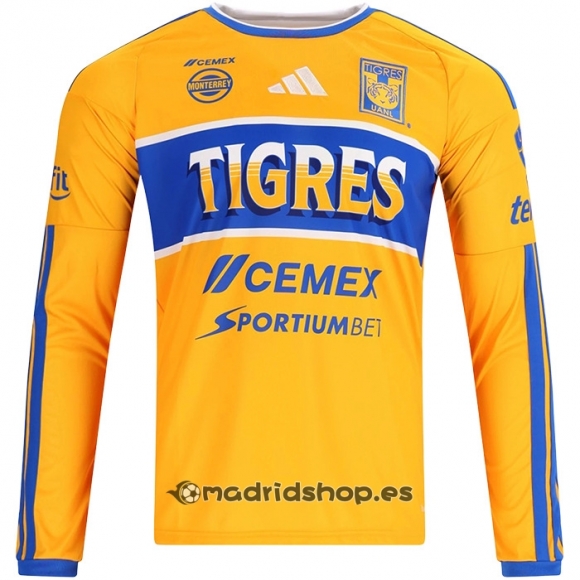 Camiseta Tigres UANL Primera Manga Larga 26-27
