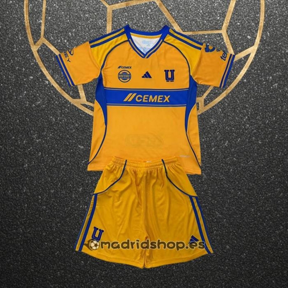 Camiseta Tigres UANL Primera Nino 25-26