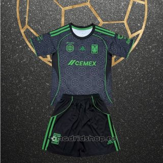 Camiseta Tigres UANL Tercera Nino 25-26