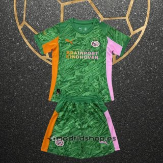 Camiseta PSV Portero Nino 25-26 Verde