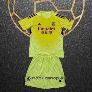Camiseta Benfica Portero Nino 25-26 Amarillo