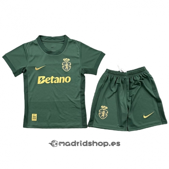 Camiseta Sporting Aniversario Nino 26-27