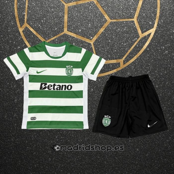 Camiseta Sporting Primera Nino 25-26