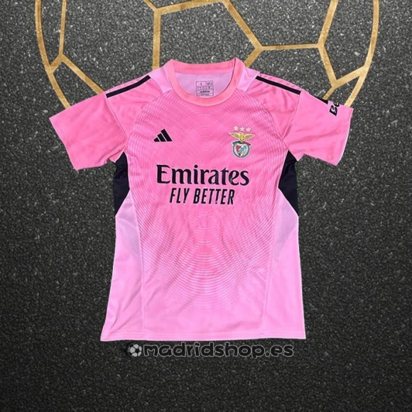 Tailandia Camiseta Benfica Portero 25-26 Rosa