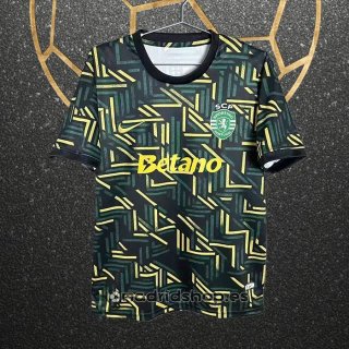Tailandia Camiseta Sporting Special 25-26 Verde Amarillo