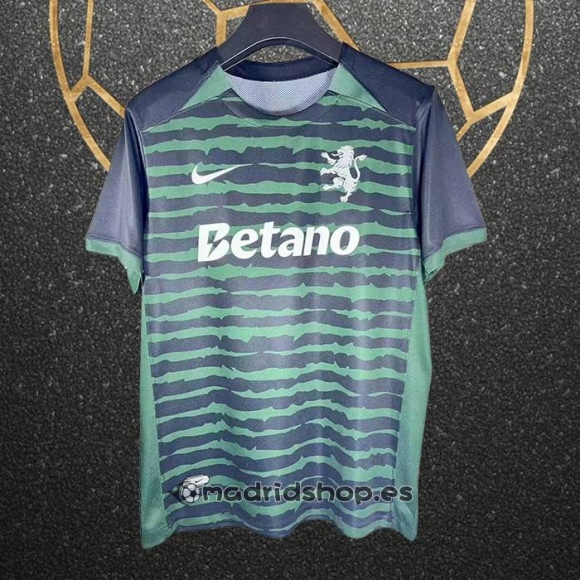 Tailandia Camiseta Sporting Special 25-26 Verde Negro