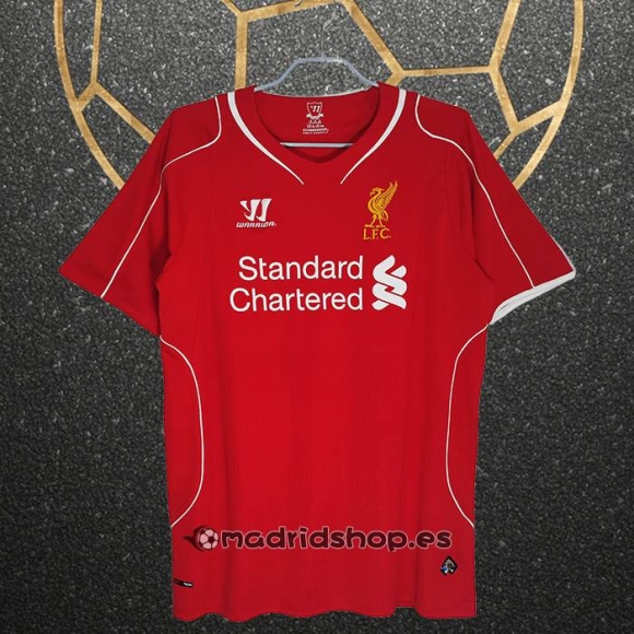 Camiseta Liverpool Primera Retro 14-15