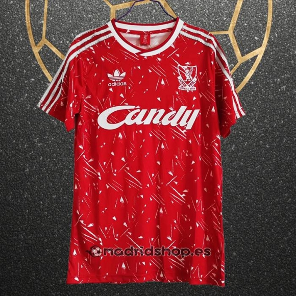Camiseta Liverpool Primera Retro 89-91