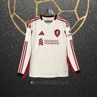 Camiseta Liverpool Segunda Manga Larga 25-26