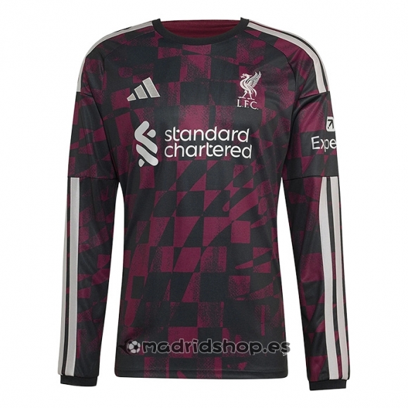 Camiseta Liverpool Tercera Manga Larga 26-27