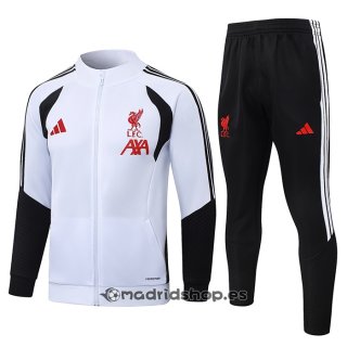 Chandal de Chaqueta del Liverpool Nino 26-27 Blanco
