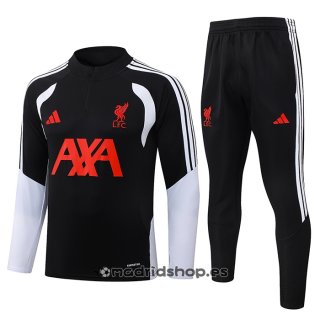 Chandal de Sudadera del Liverpool Nino 26-27 Negro
