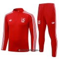 Chandal de Sudadera del Liverpool Nino 26-27 Rojo