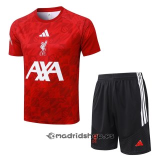 Chandal del Liverpool Manga Corta 26-27 Rojo - Pantalon Corto
