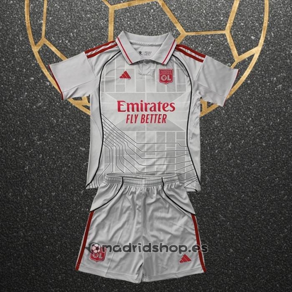 Camiseta Lyon Tercera Nino 25-26