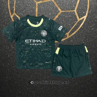Camiseta Manchester City Cuarto Nino 25-26