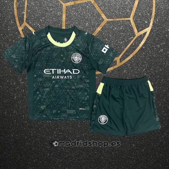 Camiseta Manchester City Cuarto Nino 25-26