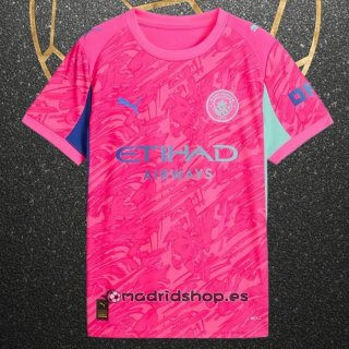 Camiseta Manchester City Portero 25-26 Rosa