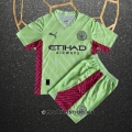 Camiseta Manchester City Portero Nino 2023-24 Verde