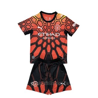 Camiseta Manchester City Portero Tercera Nino 26-27