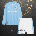 Camiseta Manchester City Primera Manga Larga Nino 23-24