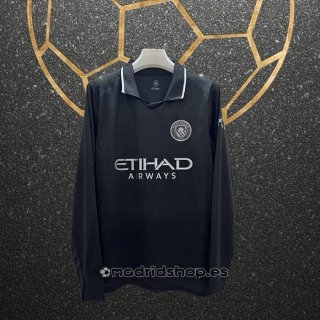 Camiseta Manchester City Segunda Manga Larga 25-26