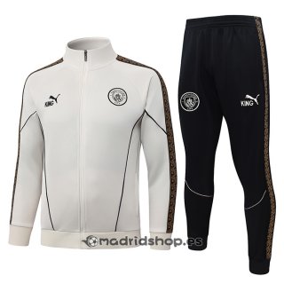 Chandal de Chaqueta del Manchester City Nino 26-27 Crema